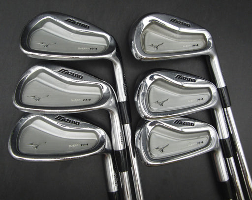 Set of 6x Mizuno MP-H4 GF Forged Irons 5-PW Stiff Steel Shafts GolfPride Grips