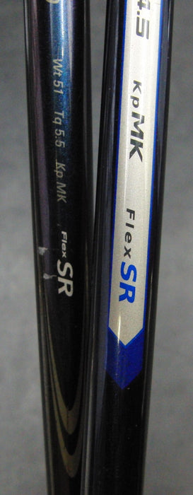 Set of 2 Bridgestone ViQ Driver + 3 Wood Regular Graphite Shafts