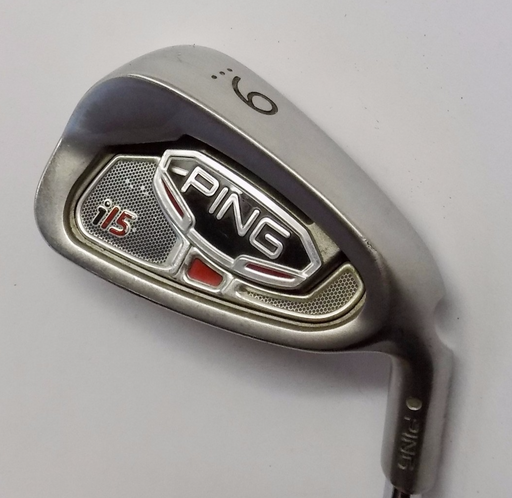 Ping i15 Silver Dot 9 Iron AWT Stiff Steel Shaft Ping Grip