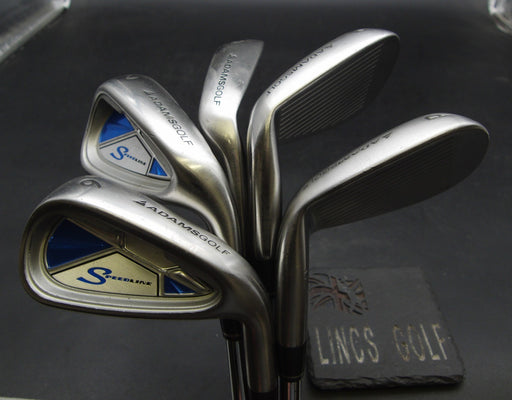 Set of 5x Adams Golf SpeedLine Irons 6-PW Uniflex Steel Shafts Adams Golf Grips