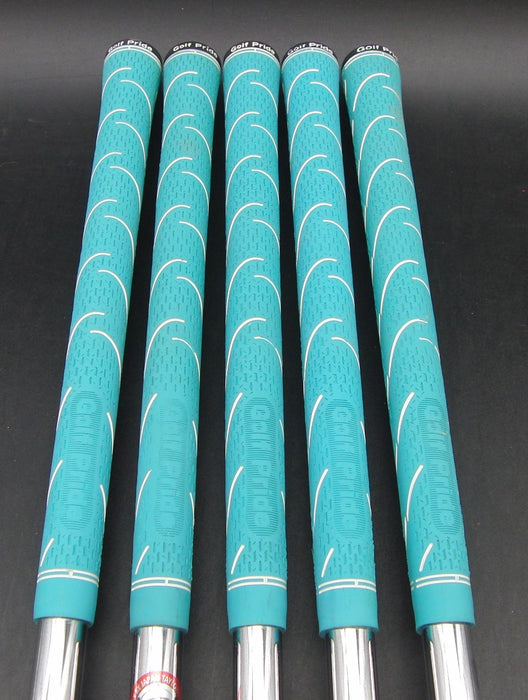 Set of 5x TaylorMade Aeroburner 6-PW Irons Stiff Steel Shafts Golf Pride Grips