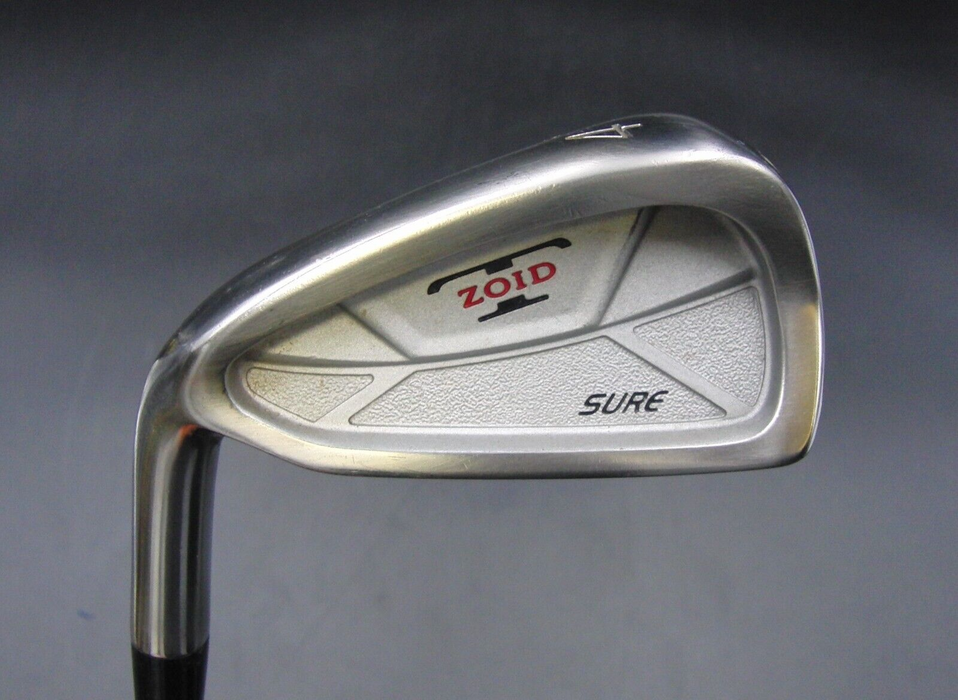 Left Handed Mizuno T-Zoid Sure 4 Iron Stiff Flex Steel Shaft Golf Pride Grip
