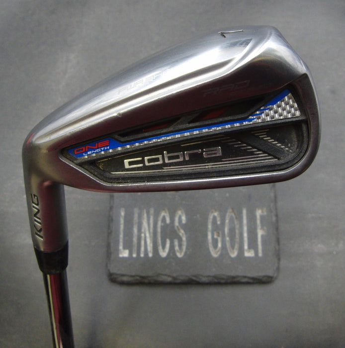 Left-Handed Cobra Radspeed One Length 7 Iron Regular Steel Shaft +Grip