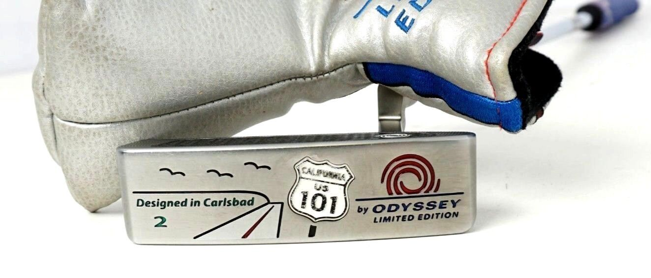 Limited Edition Odyssey California US 101 2 Putter + Head Cover