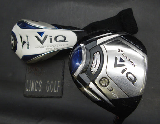 Bridgestone Tourstage ViQ 15° 3 Wood Regular Graphite Shaft + Head Cover