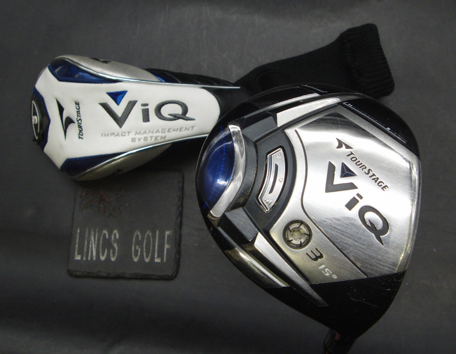 Bridgestone Tourstage ViQ 15° 3 Wood Regular Graphite Shaft + Head Cover