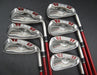 Set of 7x TaylorMade Burner Japanese Model Irons 4-PW Stiff Graphite Shafts