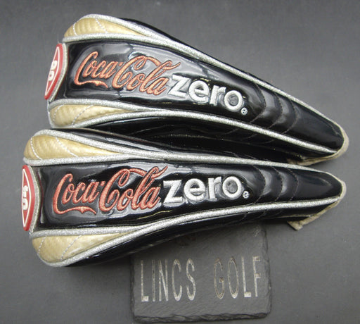 Set of 2 Coca Cola Zero 4+5 Hybrids Head Covers Only