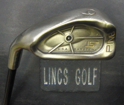 Left-Handed Ping ISI Karsten Black Dot 6 Iron Stiff Graphite Shaft Ping Grip