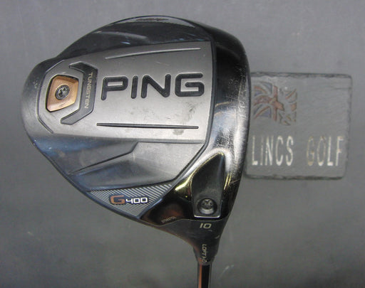 Ping G400 10° Driver Stiff Graphite Shaft PGM Grip (Dent In Head)