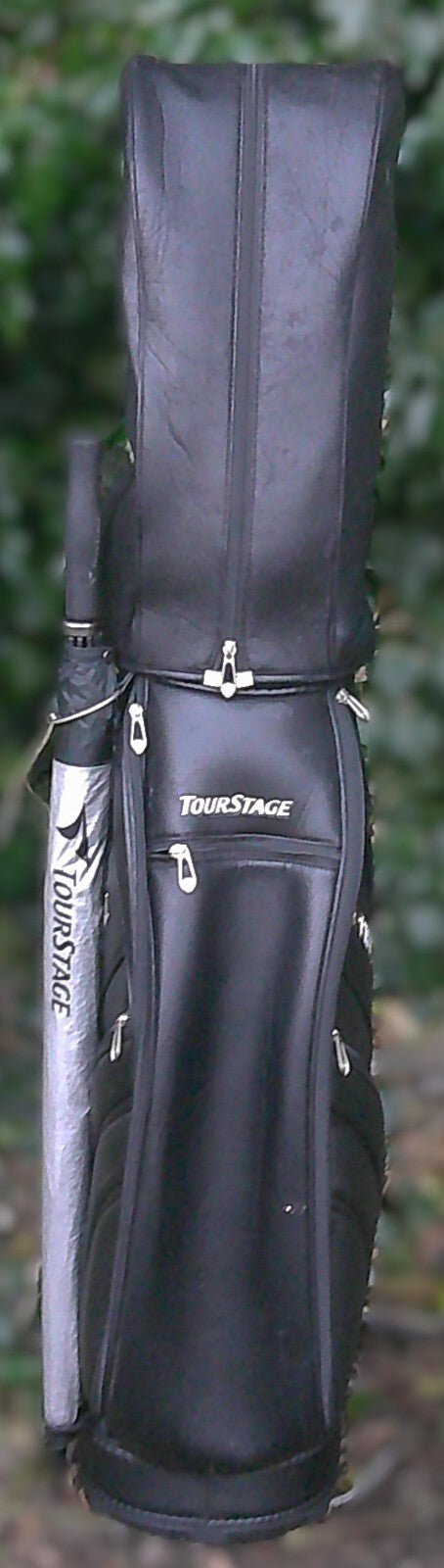 5 Division TourStage PHYZ With Umbrella Golf Cart Carry Clubs Bag