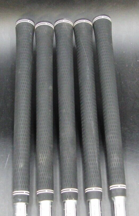 Set of 5 x TaylorMade R9 Supermax Irons 6-PW Stiff Steel Shafts Golf Pride Grips