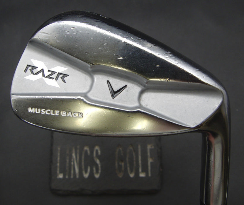Callaway RAZR X Muscleback 9 Iron Stiff Steel Shaft Golf Pride Grip