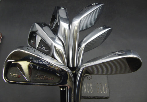 Set of 6x Titleist VG3 5-PW Irons Stiff Graphite Shafts VG3 Grips