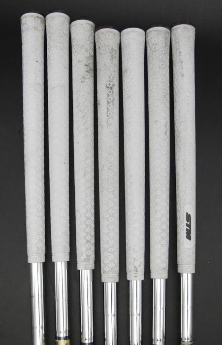Set of 7x Ping Anser 2014 Black Dot Irons 4-PW Stiff Steel Shafts STM Grips