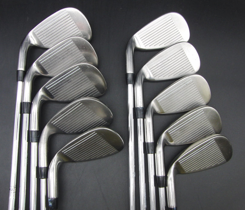 Set of 10x TaylorMade R5 XL 3-SW + AW Irons Stiff Steel Shafts TaylorMade Grips