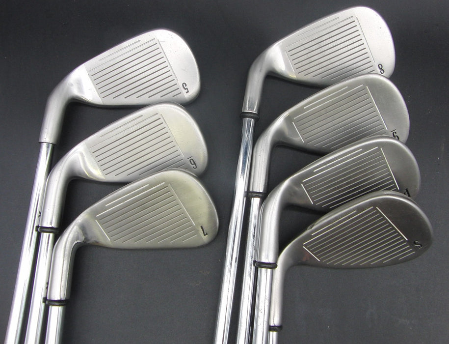Set of 7x Callaway Warbird 5-SW Irons Uniflex Steel Shafts Callaway Grips*