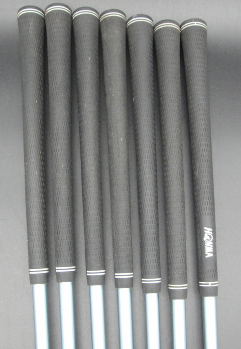 Set of 7x Honma LB-737 Irons 3-9 Stiff Graphite Shafts Honma Grips*