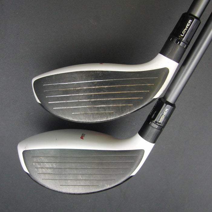 Set of 2 TaylorMade R11S 17° 4+19° 5 Woods Stiff Graphite Shafts*