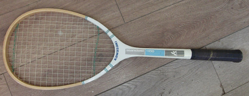 Vintage Kawasaki SS-100 Wooden Tennis Racket w/ Cover Classic Grip