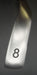 Ping G30 Black Dot 8 Iron Stiff Steel Shaft Golf Pride Grip
