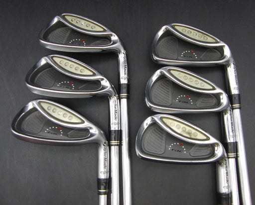 Set of 6x TaylorMade Rac CGB 5-PW Irons Regular Steel Shafts Golf Pride Grips