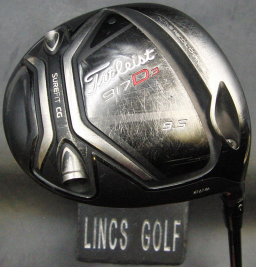 Titleist 917D3 9.5° Driver Stiff Graphite Shaft Three stars Grip