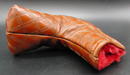 Luxury PSYKO GOLF Ostrich-Effect Genuine Leather Putter Head Cover