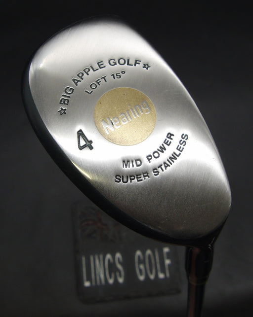 Big Apple Nearing Mid Power 15° 4 Hybrid Regular Graphite Shaft Perfect Pro Grip