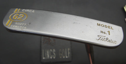 Titleist Scotty Cameron Circa '62 Model No. 1 Putter 88cm Length Steel Shaft