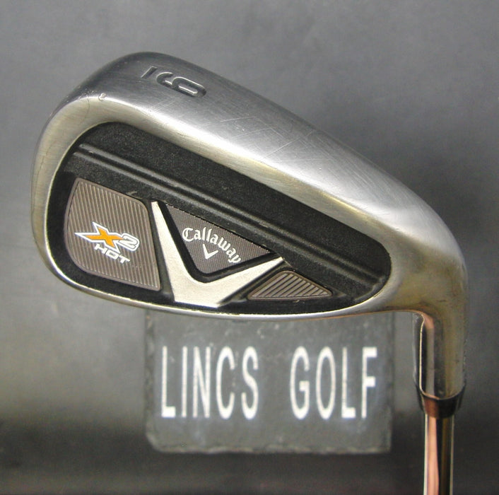 Callaway X2 Hot 9 Iron Regular Steel Shaft Golf Pride Grip