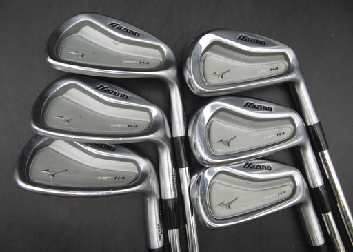 Set of 6x Mizuno MP-H4 5-PW Irons Stiff Steel Shafts Golf Pride Grips