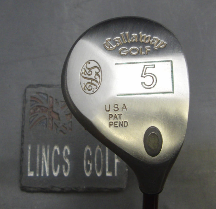 Callaway S2H2 USA PAT Pend 5 Wood Stiff Graphite Shaft Golf Pride Grip