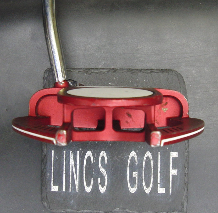 Odyssey O Works Red 2-Ball Fang Putter 81cm Length Steel Shaft SuperStroke Grip*