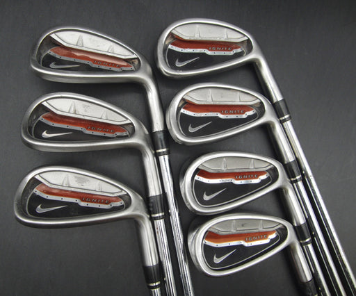 Set of 7x Nike Ignite Irons 4-PW Uniflex Steel Shafts Nike Grips*