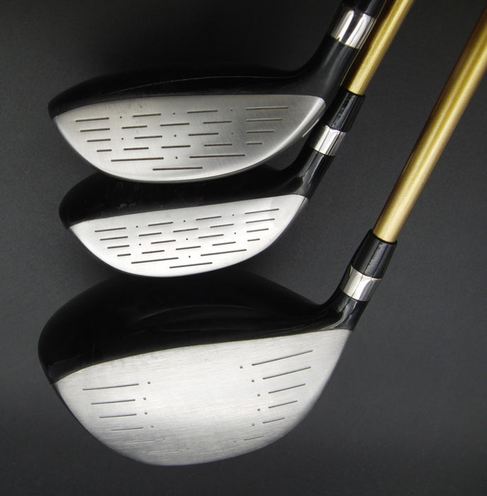 Set of 3 Katana Sword ATC 589-α 3+5 Woods & Driver Regular Graphite Shafts*