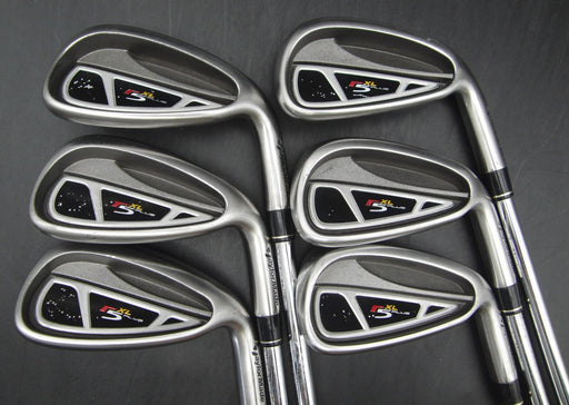 Set of 6x TaylorMade r5 XL Plus Irons 5-PW Stiff Steel Shafts TaylorMade Grips