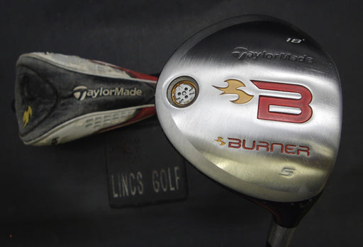 TaylorMade Burner 18° 5 Wood Stiff Graphite Shaft TaylorMade Grip & HC