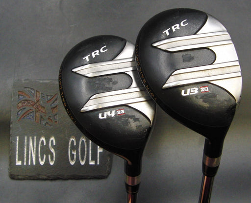 Set of 2 Japanese Royal Collection TRC 20° 3 & 23° 4 Hybrids Stiff Steel Shafts