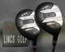 Set of 2 Japanese Royal Collection TRC 20° 3 & 23° 4 Hybrids Stiff Steel Shafts