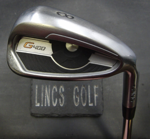 Ping G400 Black Dot 8 Iron Stiff Steel Shaft Golf Pride Grip