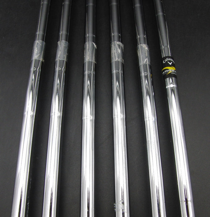 Set of 6x Callaway WarBird 6-SW Irons Uniflex Steel Shafts Callaway Grips