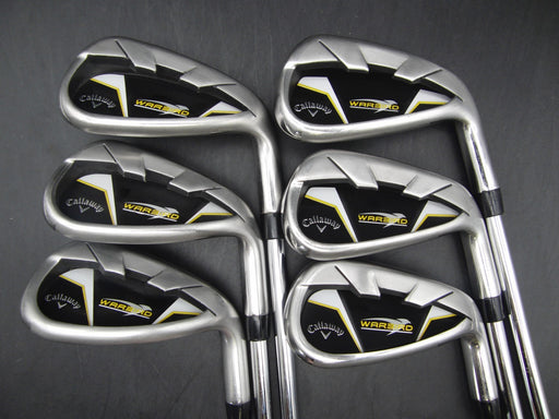 Set of 6x Callaway WarBird Irons 6-SW Uniflex Steel Shafts Callaway Grips