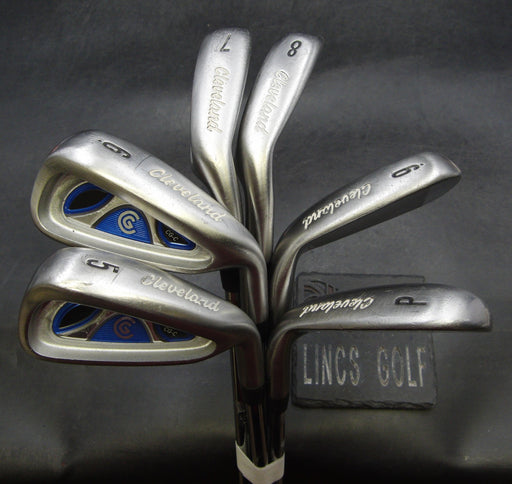 Set of 6 x Cleveland CGC Irons 5PW Stiff Steel Shafts Cleveland Grips