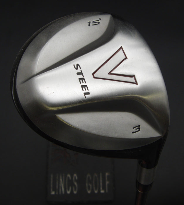 TaylorMade V Steel 15° 3 Wood Regular Graphite Shaft TaylorMade Grip