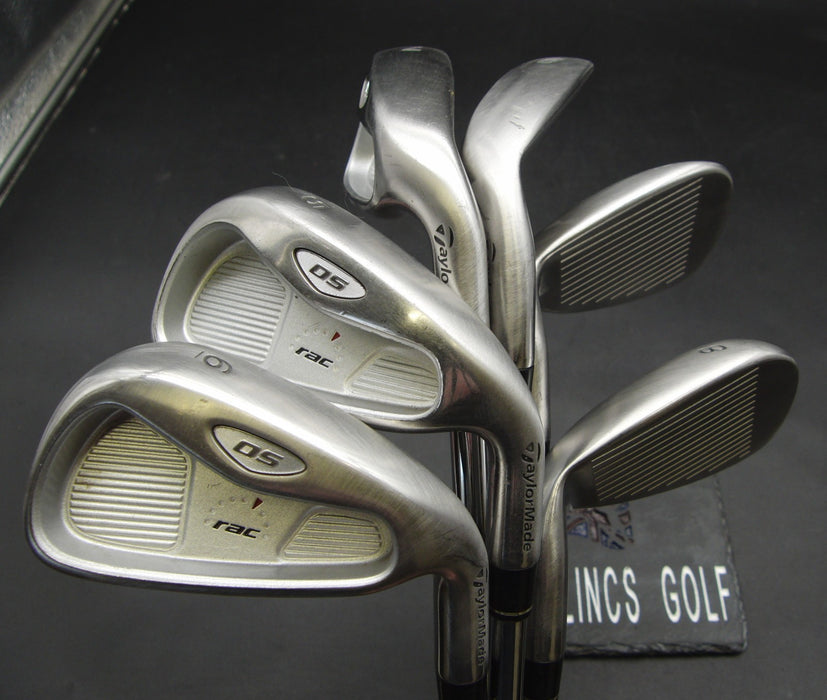 Set of 6x TaylorMade RAC OS Irons 5-PW Stiff Steel Shafts TaylorMade Grips