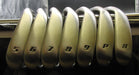 Set of 7x TaylorMade Burner Japanese Model 5-PW + AW Irons Stiff Steel Shafts