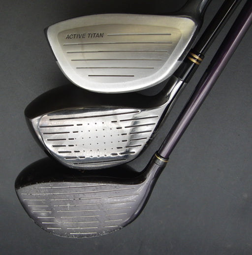 Set of 3 Golf Drivers Zion Pro, Scud & Sicilia EX Regular Graphite Shaft