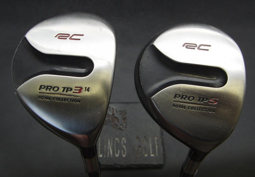 Set of 2 Royal Collection PRO TP 3+5 Woods Stiff Graphite Shafts Bolux Grips