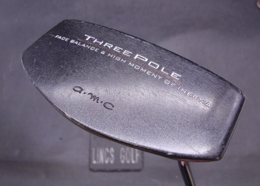 AMC Three Pole Putter Steel Shaft 86cm Length Golf Pride Grip